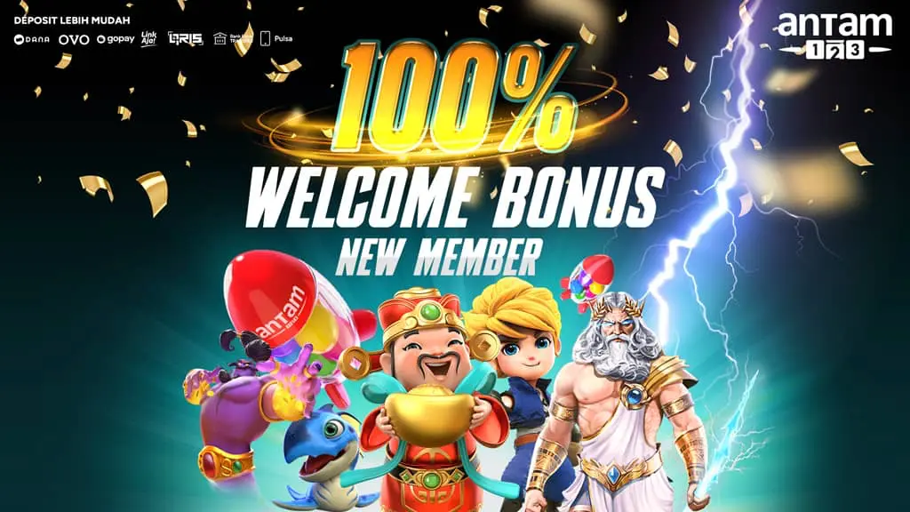 Member baru welcome bonus 100%